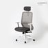 HANSSEM BODYFIT Ergonomic Office Desk Chair 2Color – Adjustable Headrest, S-Shaped Backrest, Breathable Mesh & Water-Repellent Fabric, Quiet Casters, BIFMA Certified _ Made in KOREA